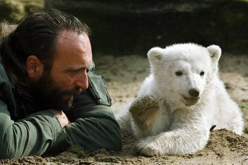 Die Bilder von Eisbär Knut und seinem Pfleger Thomas Dörflein gingen 2007 um die Welt.