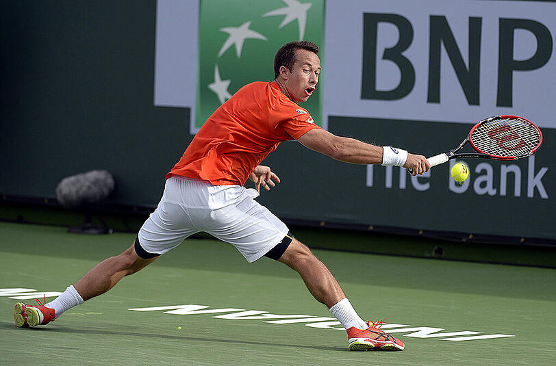 Philipp Kohlschreiber in Aktion.