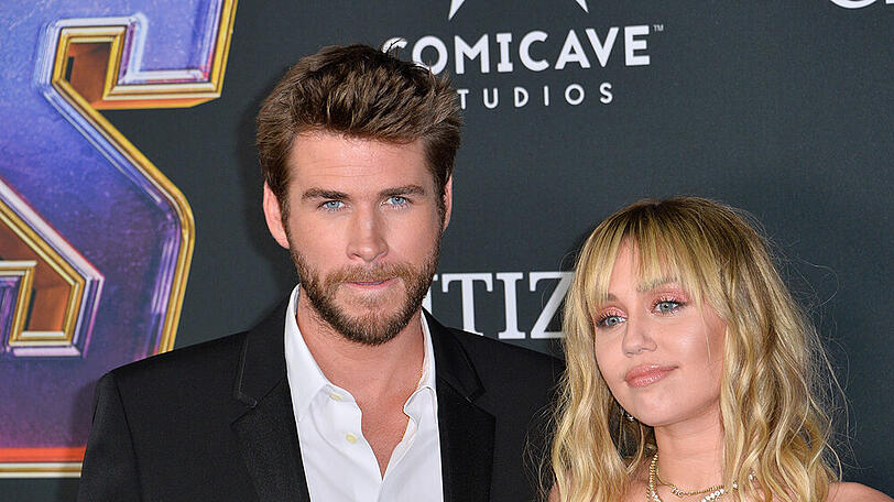 Führen offenbar keinen Rosenkrieg: Miley Cyrus und Liam Hemsworth