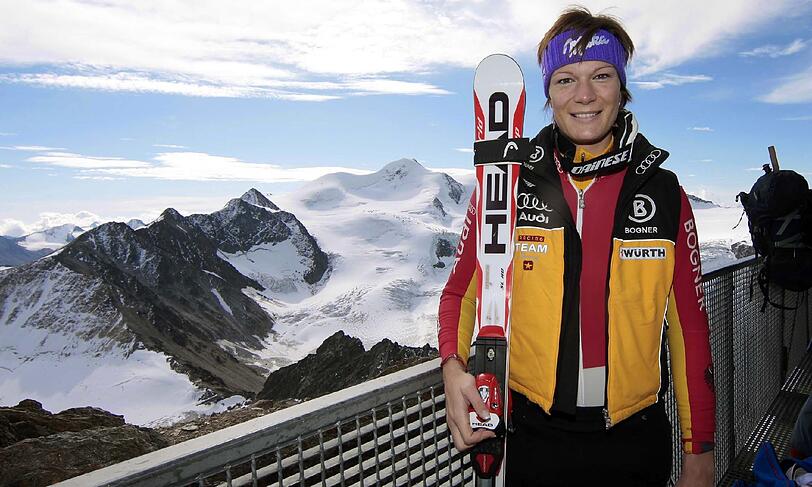 Archivbild:  Maria Riesch im Pitztal