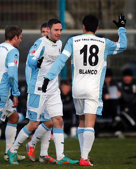 Die Löwen gewinnen gegen die Spvgg Unterhaching im Test an der Grünwalder: Die Bilder vom Spiel