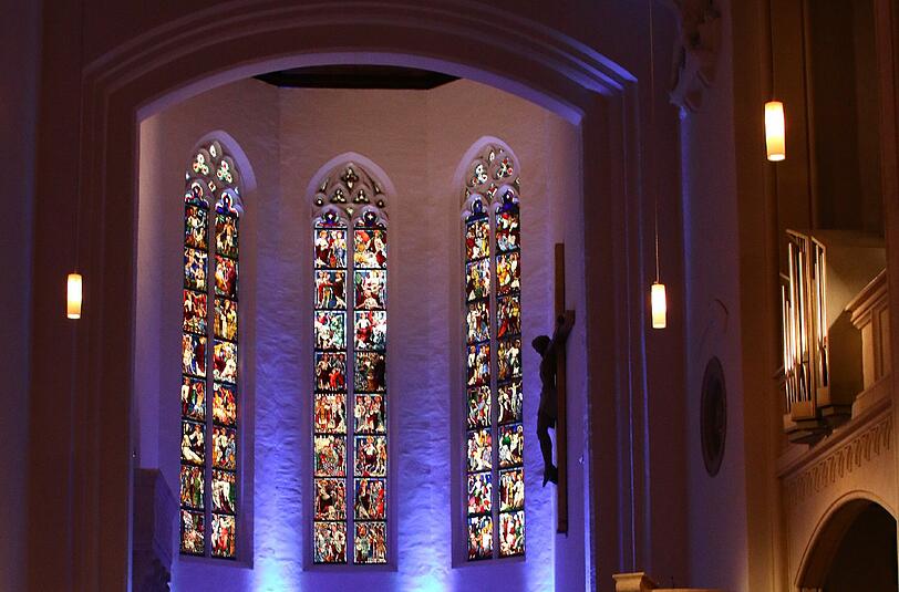 Am Mittwochabend ein Ort der Meditation: die Markuskirche.