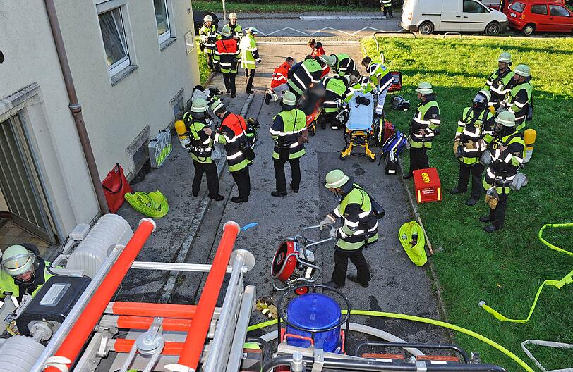 Feuerwehreinsatz in der Heinrich-Geißler-Straße: Die Bilder vom Einsatz...