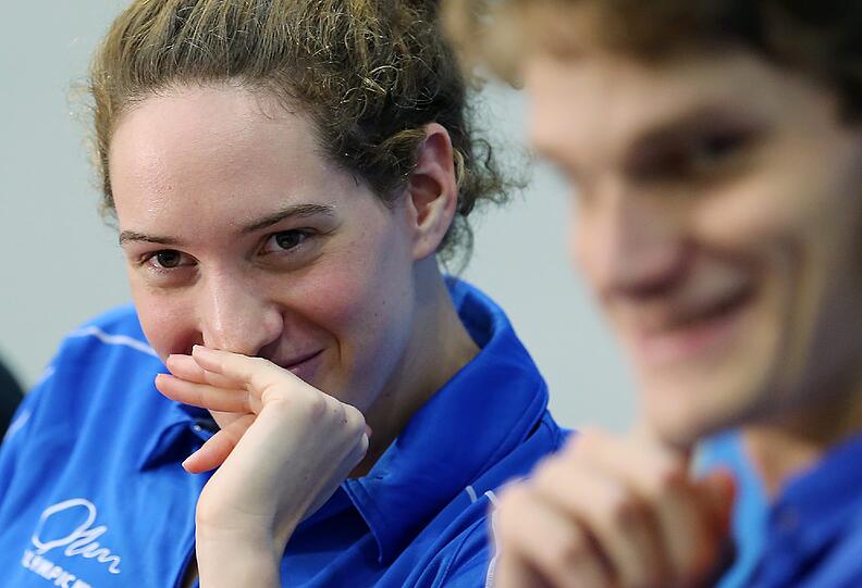 Schwimmerin Camille Muffat