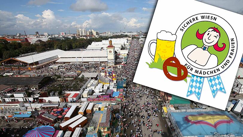Sichere Wiesn: Das Logo der Aktion ist schon aus den vergangenen Jahren bekannt. Sichere Wiesn: Das Logo der Aktion ist schon aus den vergangenen Jahren bekannt.