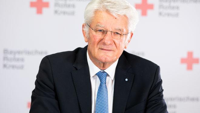 Theo Zellner ist Präsident des Bayerischen Roten Kreuzes. Theo Zellner ist Präsident des Bayerischen Roten Kreuzes.