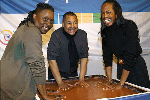Für immer verewigt: &bdquo;Earth, Wind & Fire&ldquo; mit Philip Bailey, Ralph Johnson und Verdine White (v. l.).