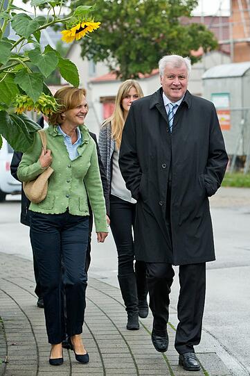 Hier gibt Horst Seehofer seine Stimme bei der Landtagswahl 2013 ab