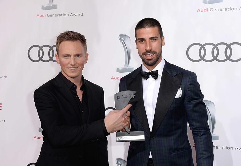 Jochen Breyer und Sami Khedira