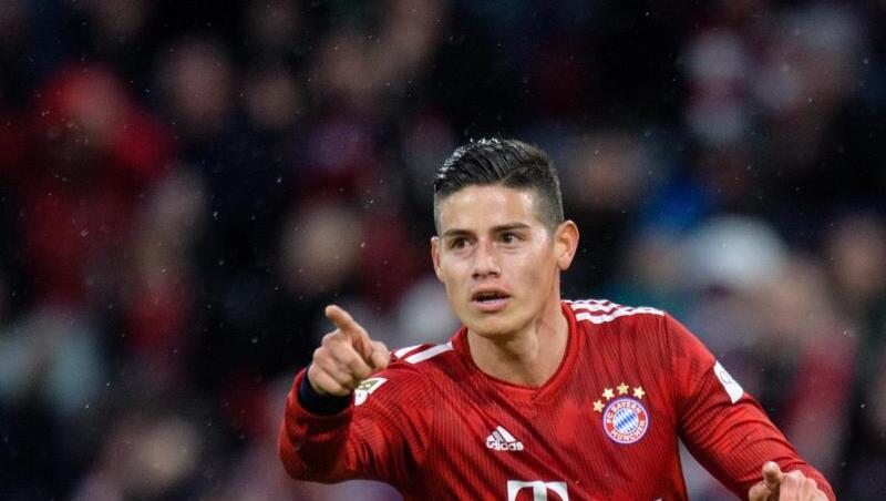 Wird den FC Bayern München verlassen: James Rodríguez. Wird den FC Bayern München verlassen: James Rodríguez.