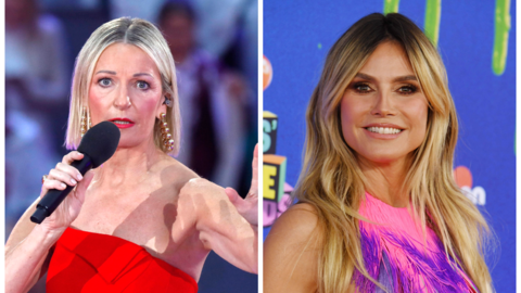 Ließ sich Monika Gruber für ein aktuelles Vorhaben von Heidi Klum inspirieren?