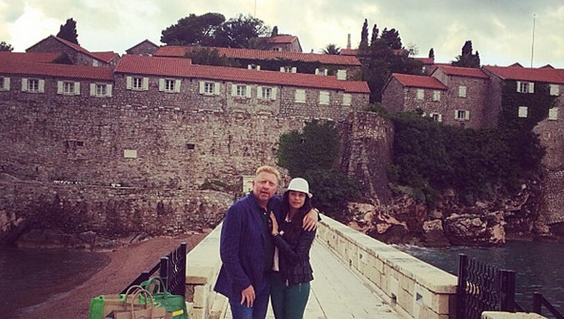 Boris und Lilly Becker nach der Hochzeit von Novak Djokovic und Jelena Ristic in Mentenegro Boris und Lilly Becker nach der Hochzeit von Novak Djokovic und Jelena Ristic in Mentenegro