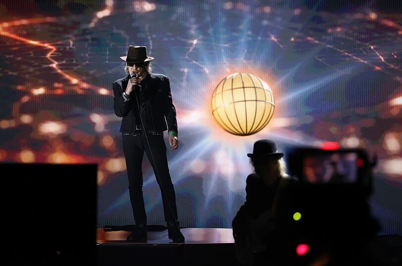 Udo Lindenberg bei seinem Auftritt.