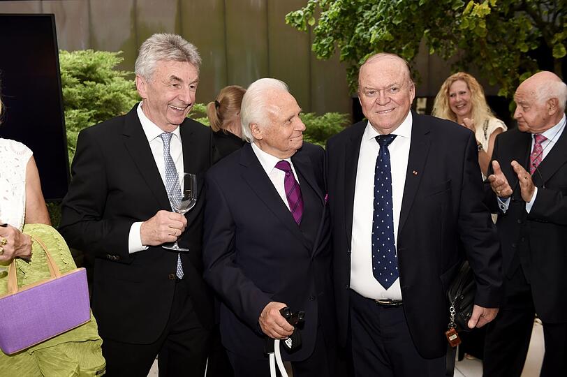 Helden vom Herd: Die Tantris-Legenden (von links) Hans Haas, Eckart Witzigmann und Heinz Winkler an alter Wirkungsstätte.