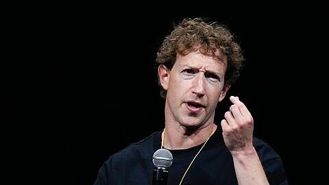 Meta-Chef Mark Zuckerberg hatte in Bezug auf die EU-Regeln von "institutionalisierter Zensur" gesprochen. (Archivbild)