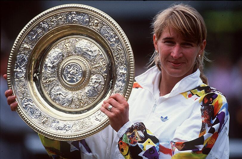 Lohn ihrer Mühen: Auch 1993 gewann sie in Wimbledon.