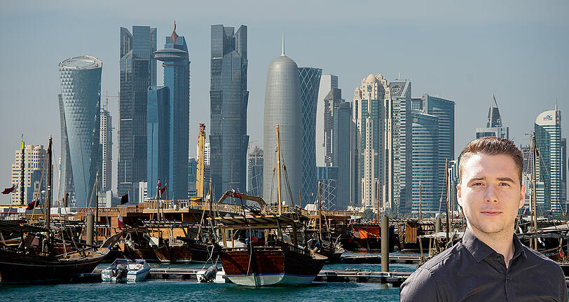 Maximilian Koch berichtet vom FC-Bayern-Trainingslager in Doha.