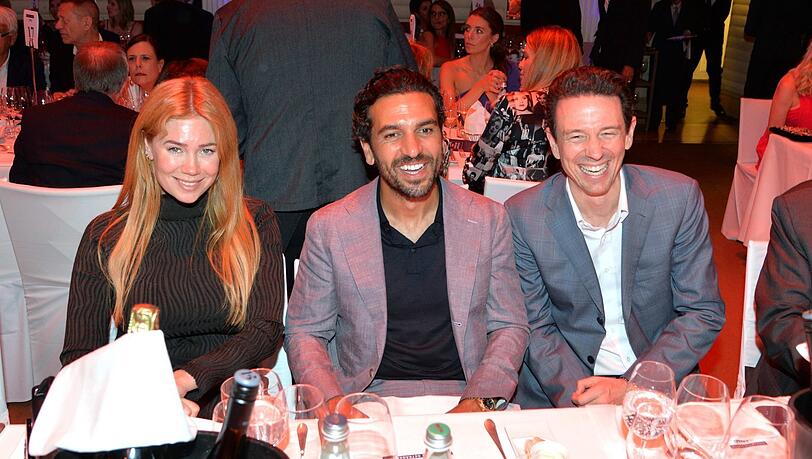 Beste Laune: Palina Rojinski, Elyas M'Barek und Oliver Berben. Beste Laune: Palina Rojinski, Elyas M'Barek und Oliver Berben.