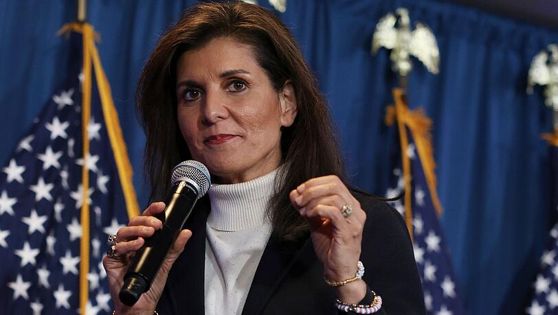 Beim "Super Tuesday" gelang ihr lediglich ein Sieg in Vermont: Nikki Haley. Beim "Super Tuesday" gelang ihr lediglich ein Sieg in Vermont: Nikki Haley.