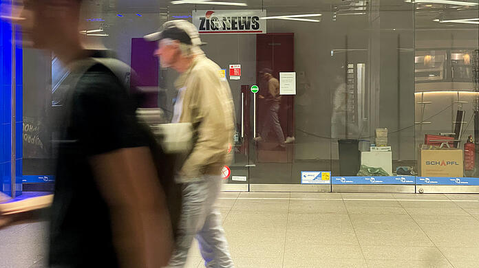 Der U-Bahn-Kiosk an der Münchner Freiheit hat seit Ende August geschlossen
