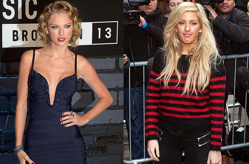 Taylor Swift und Ellie Goulding waren beide mit...