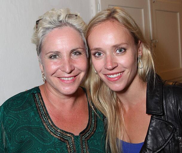 Katerina Jacob und ihre Tochter Josephine im Jahr 2013.