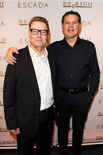 Weitere Fotos von der Escada-Party: Klaus Lorenz (De Rigo Vision) und Paolo Zardini (Eyewear Designer De Rigo Vision)