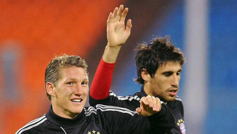 Bastian Schweinsteiger (l) und Javi Martinez. Bastian Schweinsteiger (l) und Javi Martinez.