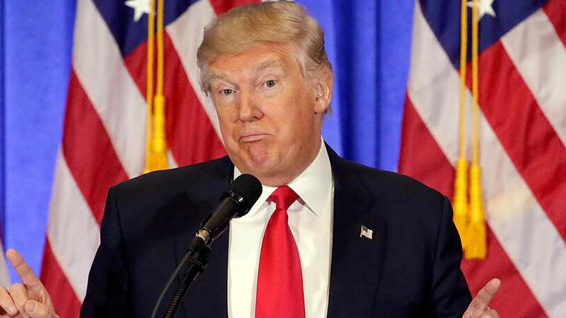 Der designierte US-Präsident Donald Trump spricht in New York (Archiv).