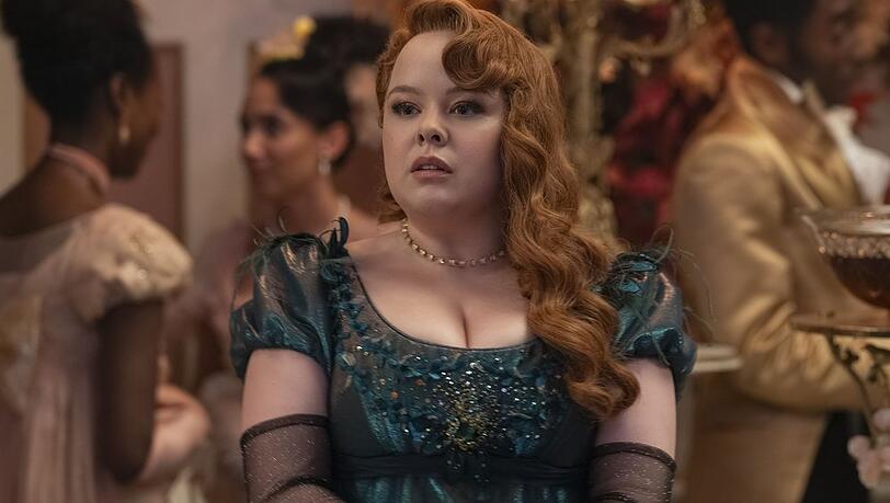 Die von Nicola Coughlan gespielte Penelope Featherington - auch bekannt unter ihrem Pseudonym Lady Whistledown - steht in den neuen "Bridgerton"-Folgen im Mittelpunkt der Handlung.