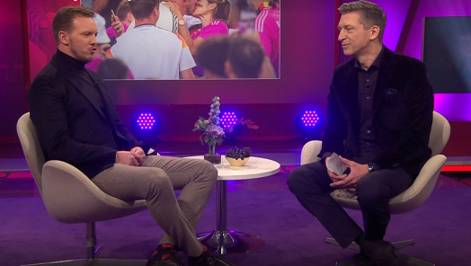 Julian Nagelsmann sprach mit Moderator Steffen Hallaschka über die EM im eigenen Land.