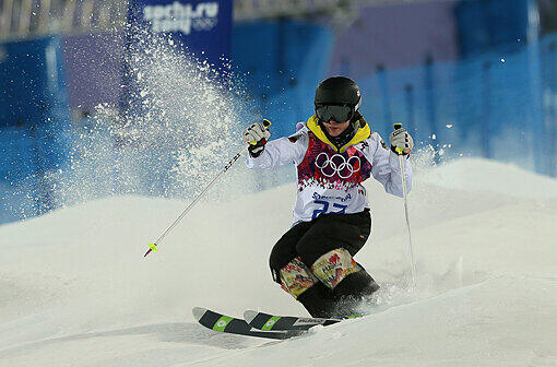 Die erste aktive deutsche Olympionikin von Sotschi: Laura Grasemann.