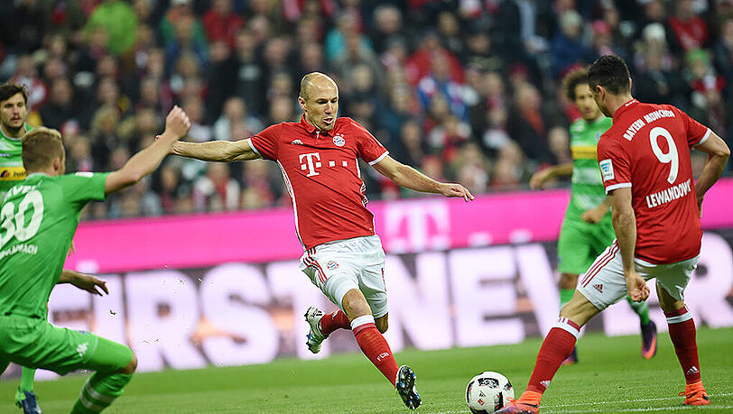 Arjen Robben vergab eine Großchance zum 3:0.