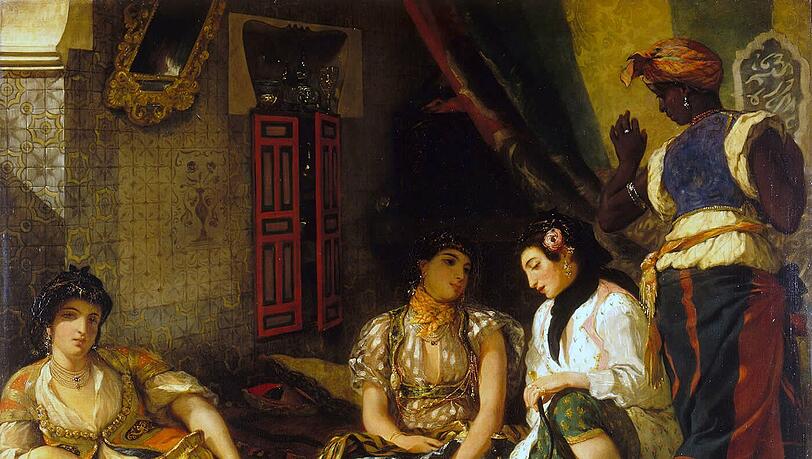 Wie eine dieser „Frauen von Algier“ (von Eugene Delacroix, gemalt 1834) könnte die Geliebte Hammers ausgesehen haben. Wie eine dieser „Frauen von Algier“ (von Eugene Delacroix, gemalt 1834) könnte die Geliebte Hammers ausgesehen haben.