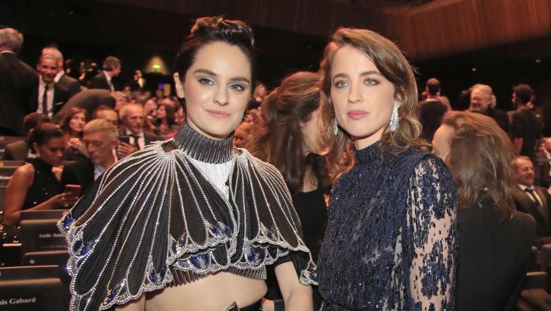 Die Schauspielerinnen Noemie Merlant (l) und Adele Haenel bei der César-Verleihung. Die Schauspielerinnen Noemie Merlant (l) und Adele Haenel bei der César-Verleihung.