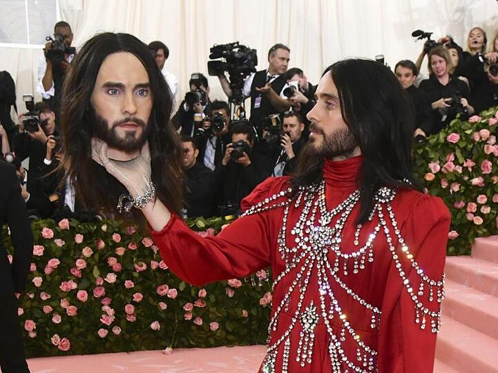 Schauspieler Jared Leto kam gleich doppelt.