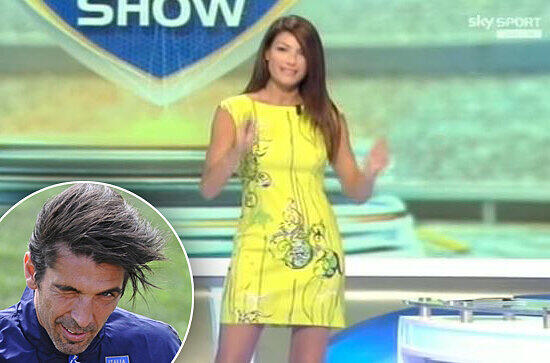 Nur kurz nach seiner Scheidung wurde Juve-Torwart Gianluigi Buffon mit der italienischen Sportmoderatorin Ilaria D'Amico gesichtet.