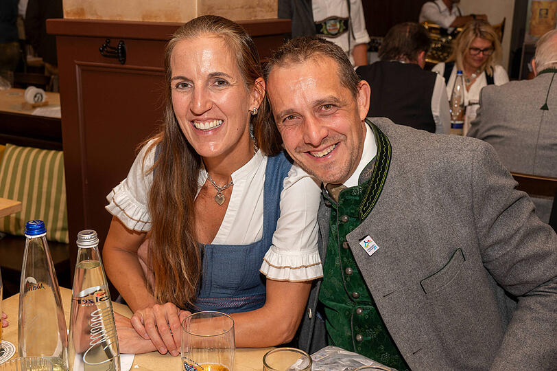 Alexander Egger mit seiner Frau Kathrin Wickenhäuser-Egger. Alexander Egger mit seiner Frau Kathrin Wickenhäuser-Egger.