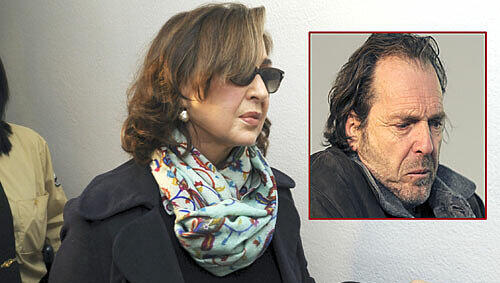 Wiedersehen macht keine Freude: Christine Kaufmann und Claus Zey sehen vor Gericht beide niedergeschmettert aus Wiedersehen macht keine Freude: Christine Kaufmann und Claus Zey sehen vor Gericht beide niedergeschmettert aus
