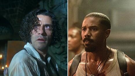 Die Oscar-Filme "Frankenstein" mit Oscar Isaac (l.) und "Blood & Sinners" mit (dem doppelten) Michael B. Jordan gibt es bereits zum Streamen.