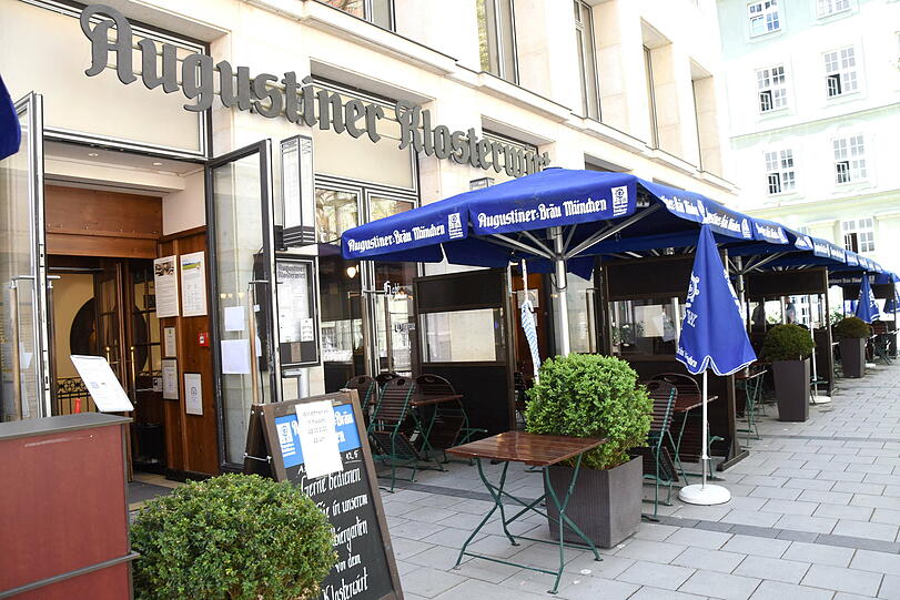 Startklar für Mittwoch: Der Augustiner Klosterwirt.