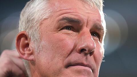 Hannovers Trainer Mirko Slomka war nach der 0:4-Niederlage gegen Nürnberg bedient.