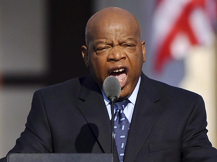 Der demokratische Bürgerrechtler John Lewis wirft McCain vor, er und Sarah Palin säten eine «Saat des Hasses und der Teilung».