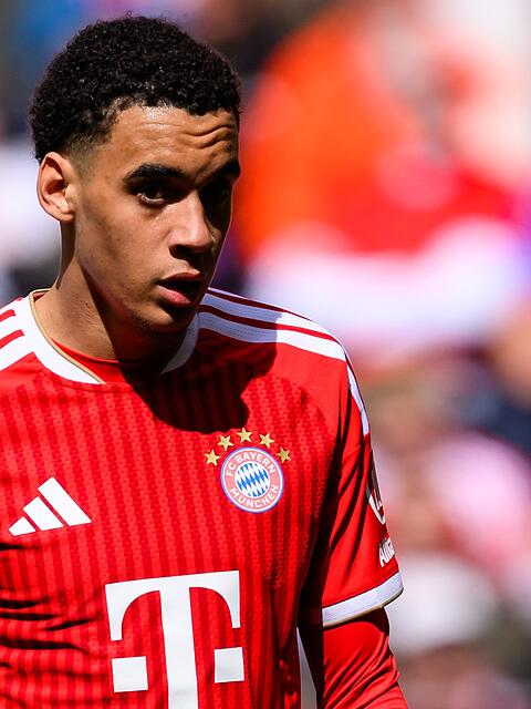 Jamal Musiala hat beim FC Bayern noch einen Vertrag bis 2030 (Archivbild).