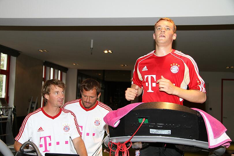 Die Bayern-Spieler im Leistungstest. Die Bilder.