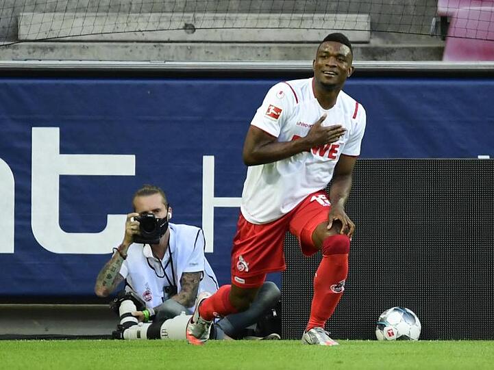 Kölns Jhon Cordoba. Foto: Ina Fassbender/AFP/POOL/dpa/Archivbild