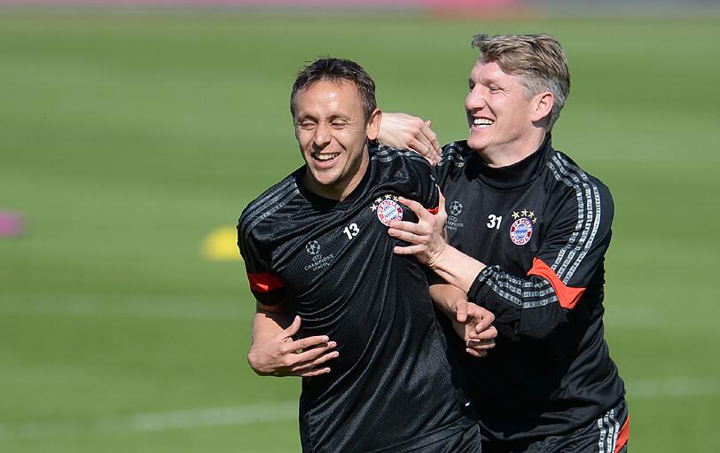 Am Montag konnte Bastian Schweinsteiger erstmals wieder am Mannschaftstraining teilnehmen.