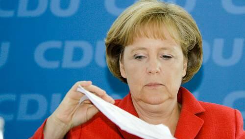 Dramatisiert sie die wirtschaftliche Lage? Angela Merkel. Dramatisiert sie die wirtschaftliche Lage? Angela Merkel.