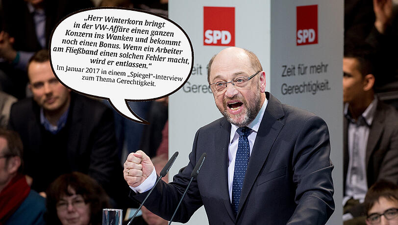 Die stärksten Aussagen des SPD-Kanzlerkandidaten Martin Schulz in der Bilderstrecke zum Durchklicken.
