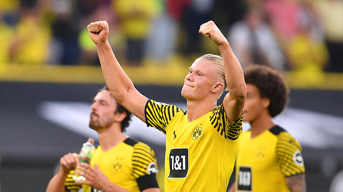 Dürfte im Falle eines Wechsels richtig abkassieren: Dortmunds Wunderstürmer Erling Haaland.